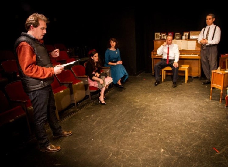 Dress rehearsal with director Ryan Kitley.