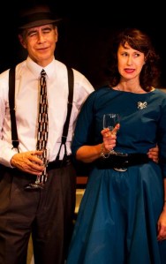 John N. Frank and Caolyn Calzavara in our 2013 production, New Year's Eve at Grandma's House.
