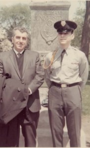 My father and I in the spring of 1969.