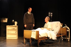 Loren Seidner and Chris Johnson in "Talking with My Dad."