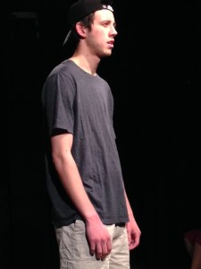 Ayden Lopez rehearses for opening night