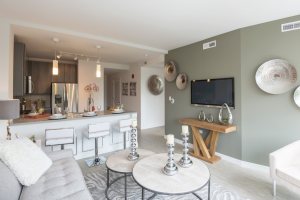 One of the many impressive apartments at The Main.