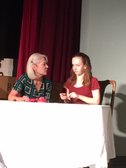 Julia Mitre plays Faye and Hannah Goodman plays her granddaughter Julia in "Moving Boxes" Nov. 4-19